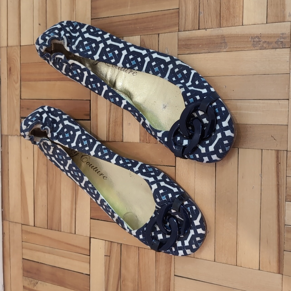 Vintage Juicy Couture Y2K Rare Ballet Flats Flats Size 8M